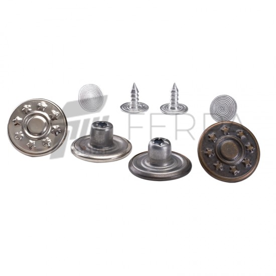 Metal Kot Düğmesi (17 mm/20 mm)